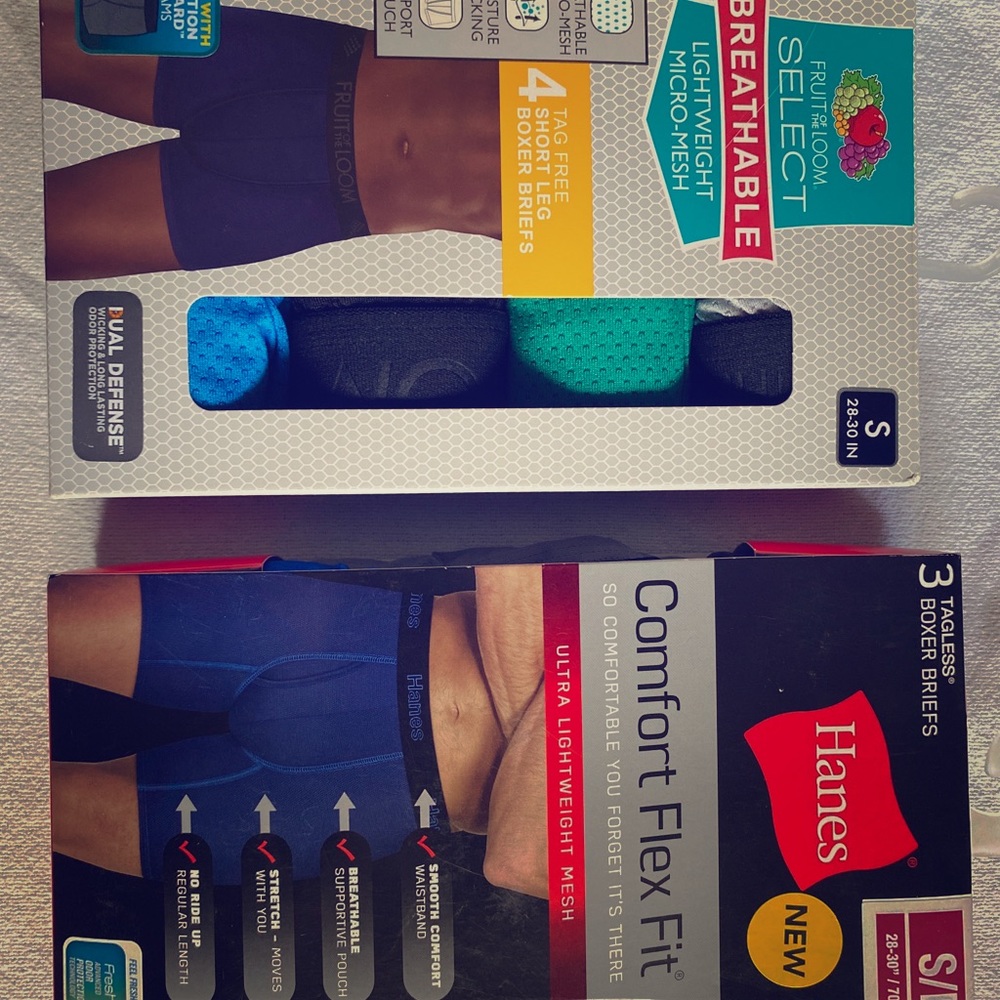 Cool comfort fabric underwear
